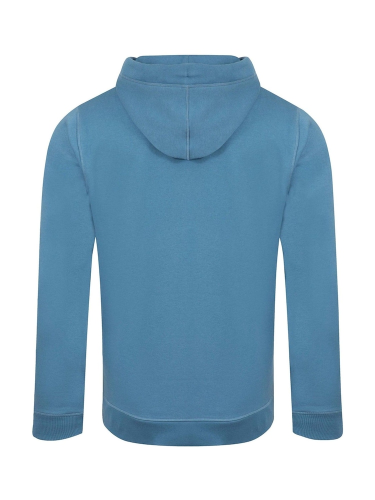 Weird Fish Blue Bryant Front Print Graphic Popover Hoodie - Image 7 of 7