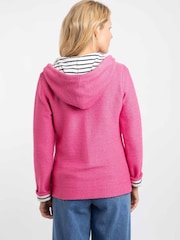 Weird Fish Pink Chicoa Full Zip Hooded Classic Macaroni Hoodie - Image 3 of 7