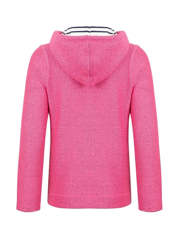 Weird Fish Pink Chicoa Full Zip Hooded Classic Macaroni Hoodie - Image 7 of 7