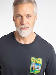 Marine - Weird Fish Barkson Farm Artist T-Shirt mit Rücken-Print - Bild 4 von 6