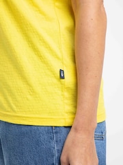 Weird Fish Yellow Milne Jersey Dobby T-Shirt - Image 5 of 7