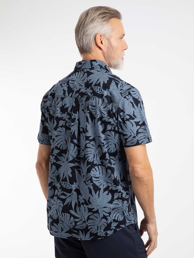 Weird Fish Faraway Short Sleeve Printed Shirt - Εικόνα 2 από 6 Weird Fish Faraway Short Sleeve Printed Shirt - Εικόνα 2 από 6