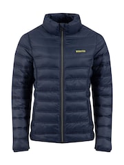 أزرق - Weird Fish Travellia Lightweight Showerproof Padded Jacket - Image 8 of 9