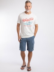 Weird Fish Cream South Coast Front Print Graphic T-Shirt - Image 2 of 6