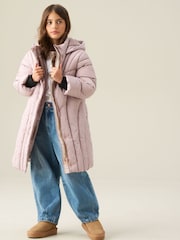 Angel & Rocket Cream Aubree Quilted Longline Coat - Image 3 of 7