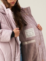 Angel & Rocket Cream Aubree Quilted Longline Coat - Image 7 of 7