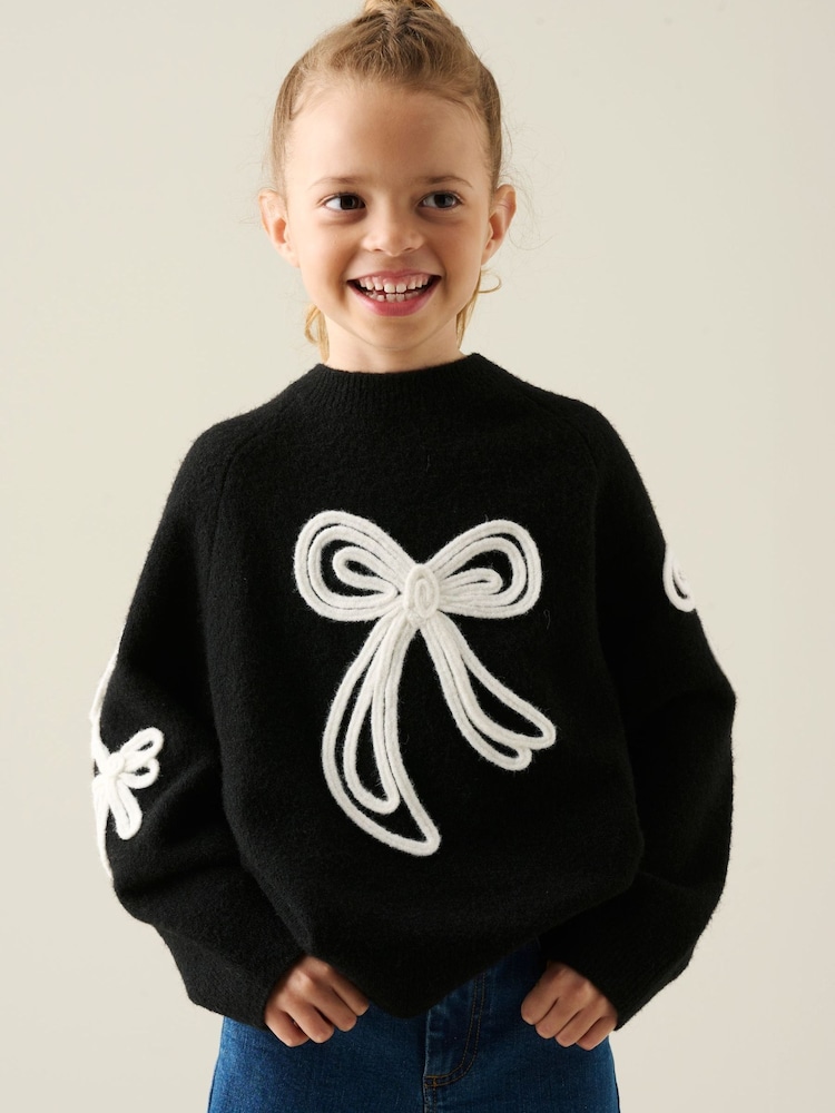 Angel & Rocket Aurora Bow Knit Jumper - Imagen 1 de 4