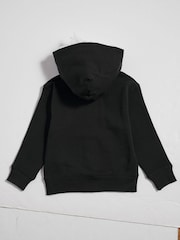 New Balance Black Small Logo Zip Through Hoodie - Image 2 of 3