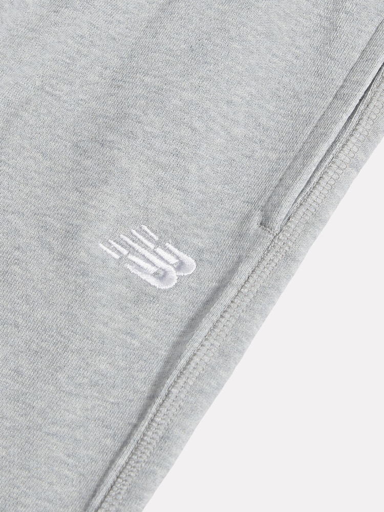 New Balance Athletic Grey Heather Small Logo French Terry Joggers - Image 3 of 3