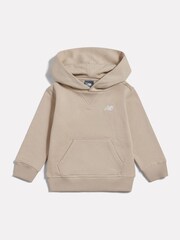 New Balance Natural Small Logo Fleece Hoodie - Image 1 of 3