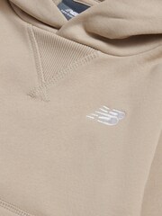 New Balance Natural Small Logo Fleece Hoodie - Image 3 of 3