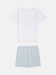 New Balance White Greatest Hits Graphic T-Shirt & Short Set - Image 2 of 5