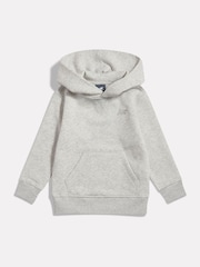 New Balance Grey Small Logo Fleece Hoodie - Image 1 of 3