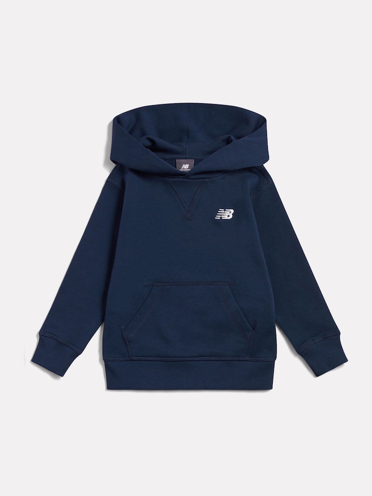 New Balance Blue Small Logo Hoodie - Image 1 of 3
