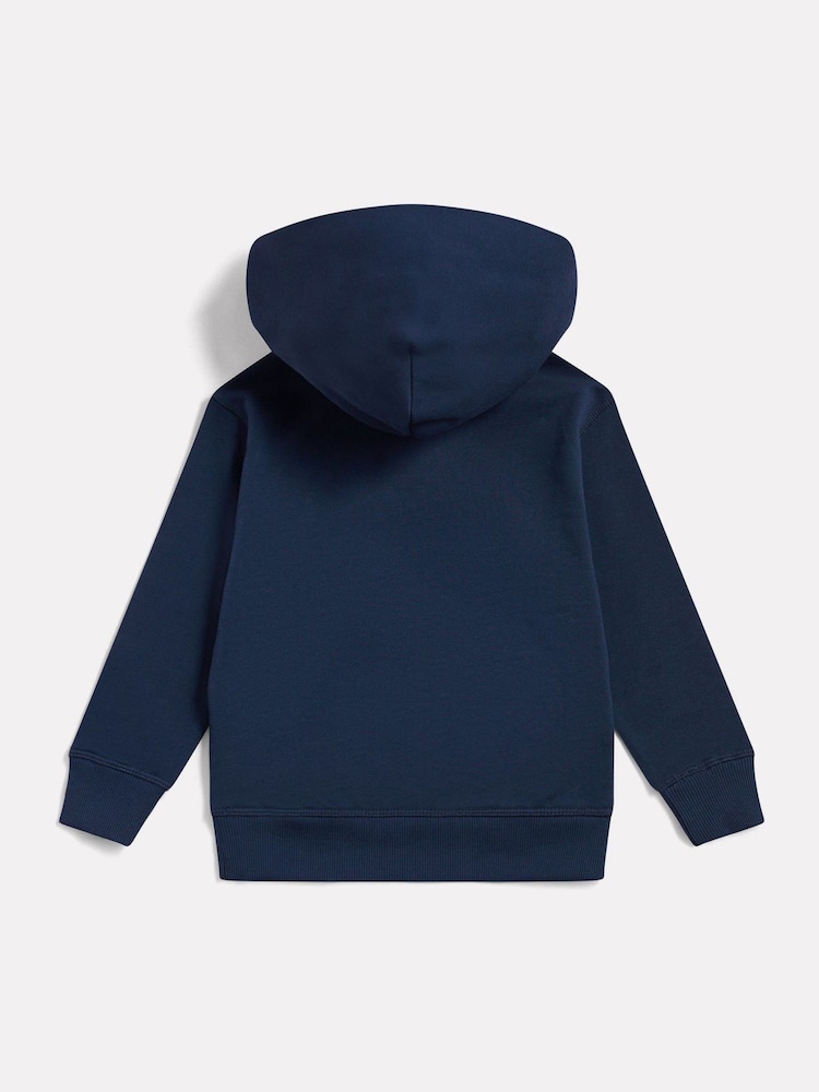 New Balance Blue Small Logo Hoodie - Image 2 of 3