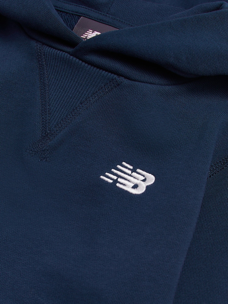 New Balance Blue Small Logo Hoodie - Image 3 of 3