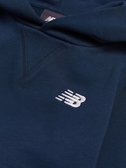 Plavo - New Balance Dukserica sa kapuljačom sa malim logotipom - Slika 8 od 8