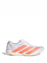 adidas White Adizero Adios 9 Running Shoes - Image 1 of 9