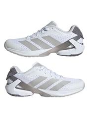 adidas White Adizero Counterblast Indoor Shoes - Image 5 of 9
