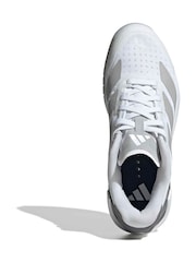 adidas White Adizero Counterblast Indoor Shoes - Image 7 of 9