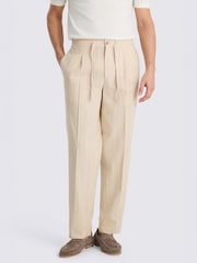 بنطلون شاطئ مخطط من MOSS - صورة 1 من 5