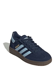 adidas Originals Blue Handball Spezial Comfort Closure Elastic Lace Shoes - Image 3 of 9