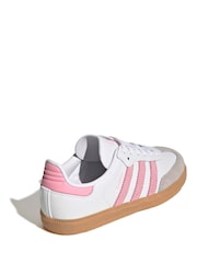 adidas Originals White Samba Shoes - Image 2 of 9