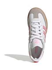 adidas Originals White Samba Shoes - Image 6 of 9