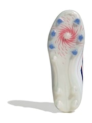 adidas White F50 Sparkfusion League Mid Cut Firm / Artificial Ground Football Boots - Image 5 of 9