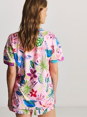 Figleaves Pink Chameleon Shortie Pyjamas - Image 2 of 4