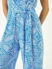Roman Petite Paisley Print Wrap Jumpsuit - Bild 5 von 5