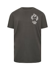 BadRhino Big & Tall Grey Mandalorian And Grogu T-Shirt - Image 6 of 7