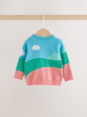Bright Farm Character Knitted Scene Jumper and Leggings Baby Set (0mths-2yrs) - Image 5 of 9