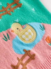 Bright Farm Character Knitted Scene Jumper and Leggings Baby Set (0mths-2yrs) - Image 8 of 9