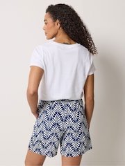 M&Co Blue Printed Shorts - Image 3 of 5