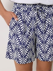 M&Co Blue Printed Shorts - Image 4 of 5