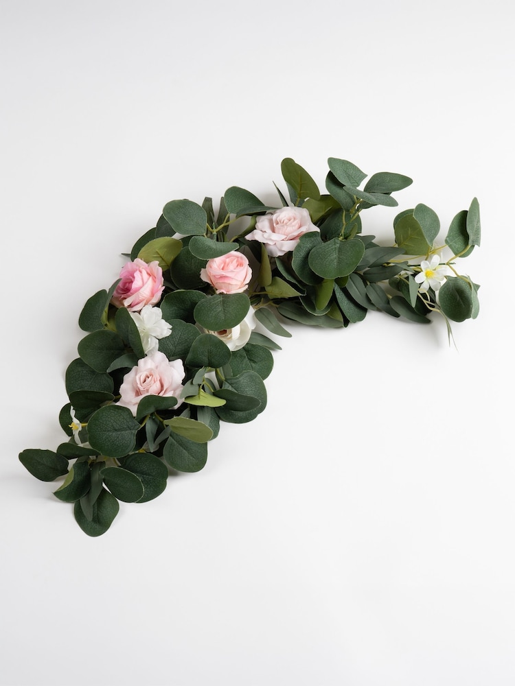 Scottish Everlastings Ltd Floral Vintage Cowhorn Swag - Image 2 of 3 Scottish Everlastings Ltd Floral Vintage Cowhorn Swag - Image 2 of 3