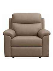 Aspire Furniture Mushroom Brown Corvan Power Recliner Armchair - Image 3 of 6