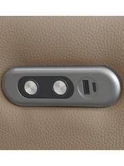 Aspire Furniture Mushroom Brown Corvan Power Recliner Armchair - Image 5 of 6