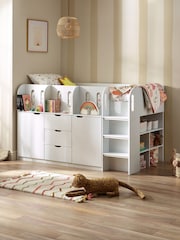 Julian Bowen White Vision Midsleeper Kids Bed - Image 1 of 9
