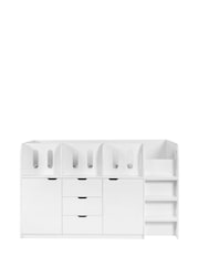 Julian Bowen White Vision Midsleeper Kids Bed - Image 3 of 9