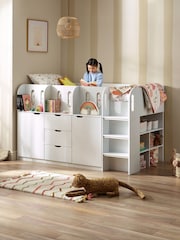 Julian Bowen White Vision Midsleeper Kids Bed - Image 8 of 9