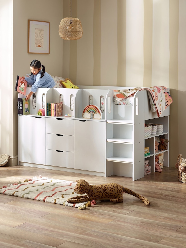 Julian Bowen White Vision Midsleeper Kids Bed - Image 9 of 9
