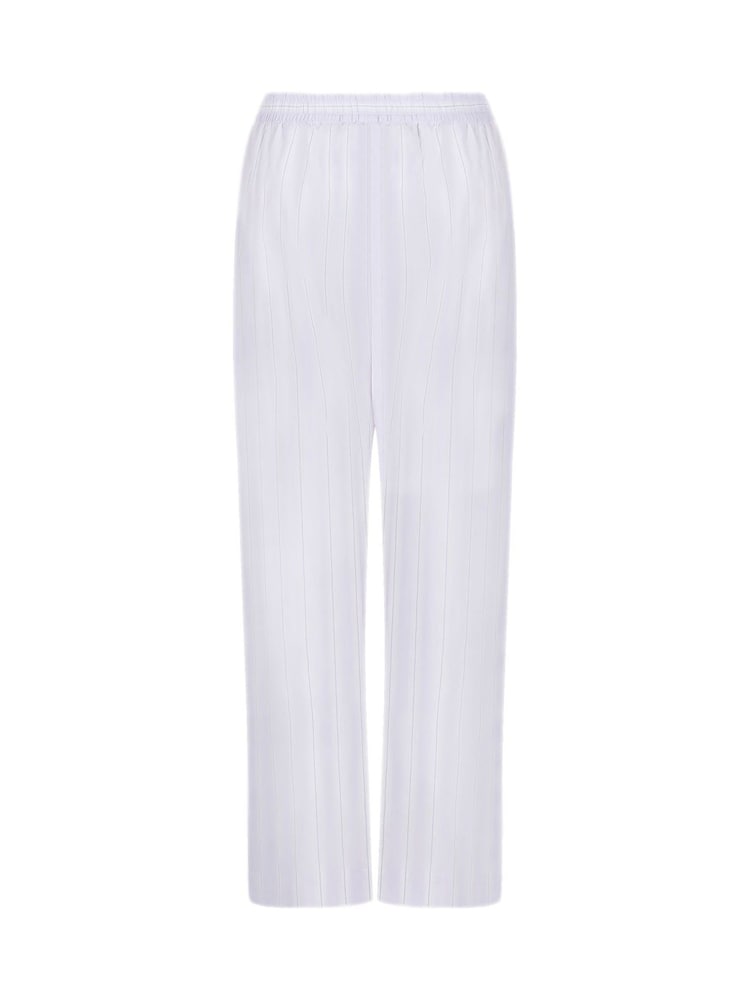 Hunkemoller Purple Woven Cotton Stripe Joggers - Image 5 of 5