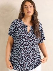 Evans Brown Bar Detail Top - Image 1 of 5