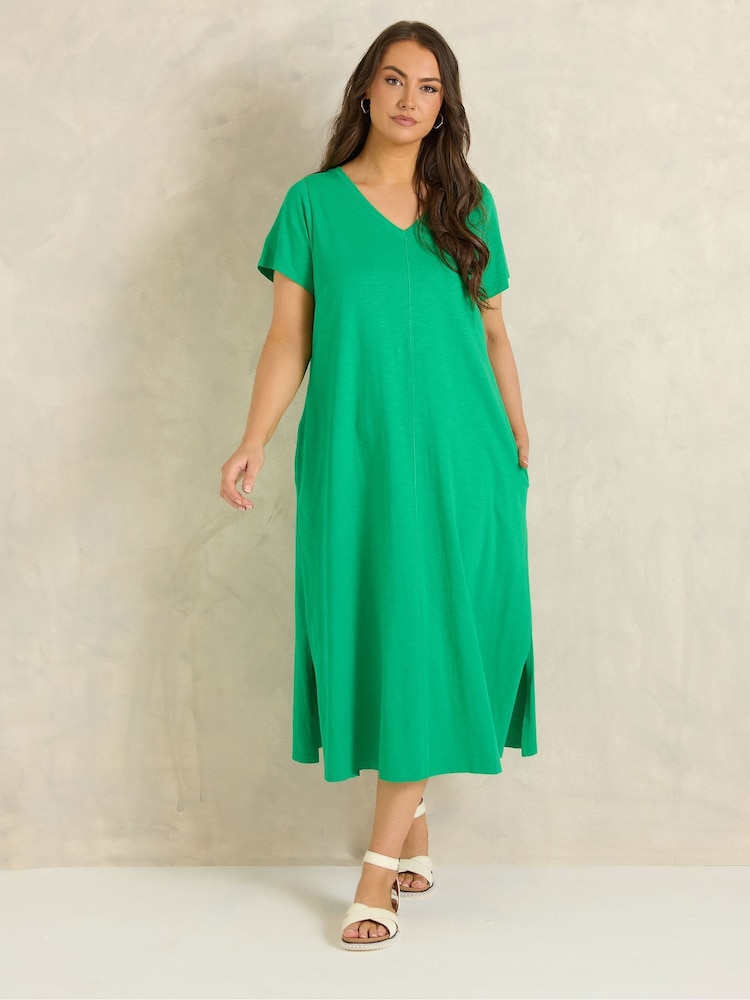 Evans Green Premium Cotton Dress - Image 2 of 5 Evans Green Premium Cotton Dress - Image 2 of 5