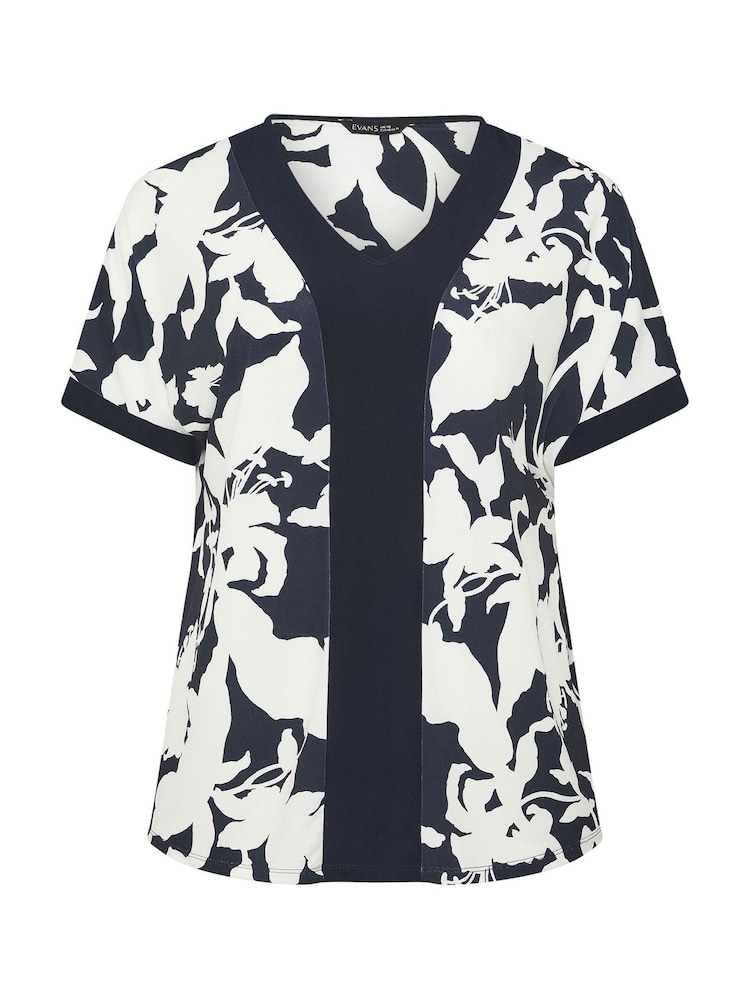 Evans Blue Colour Block Top - Image 5 of 5