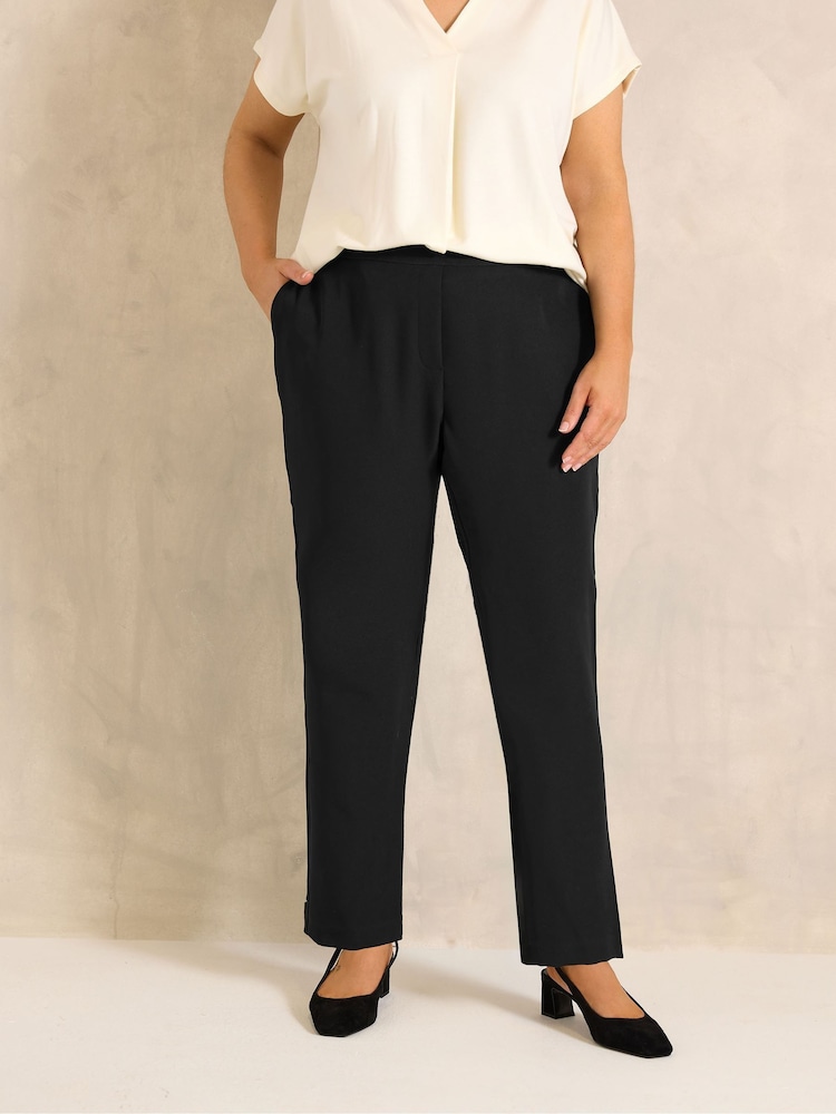 Evans Black Tapered Trousers - Image 2 of 5