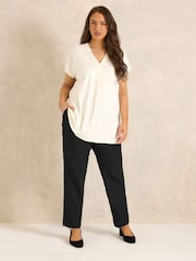 Evans Black Tapered Trousers - Image 3 of 5