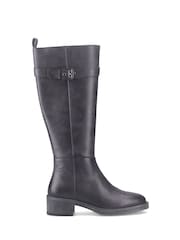 Hush Puppies Black Anita Long Boots - Image 1 of 2